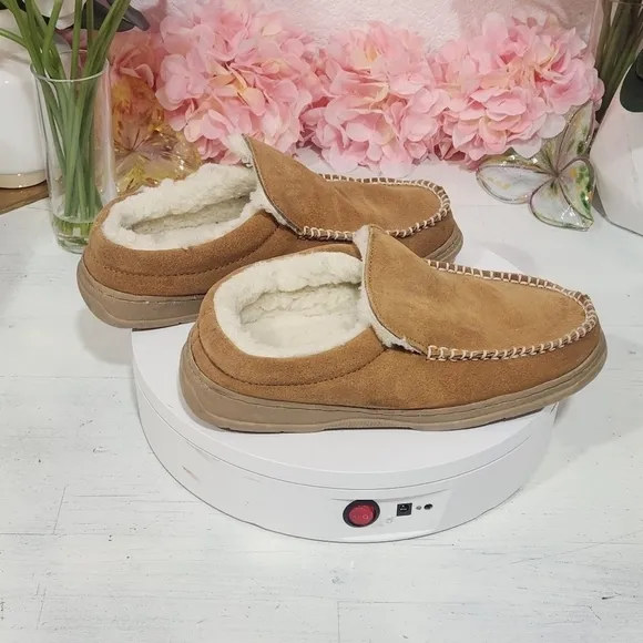 High Sierra Andy Suede Slippers Lined Size 9M