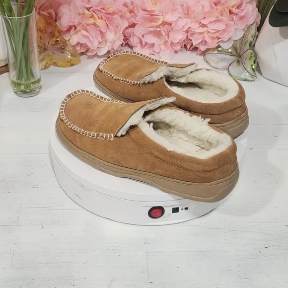 High Sierra Andy Suede Slippers Lined Size 9M