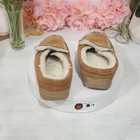 High Sierra Andy Suede Slippers Lined Size 9M