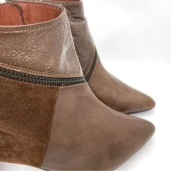 Hispanitas Alondra Brown Suede Leather Boots