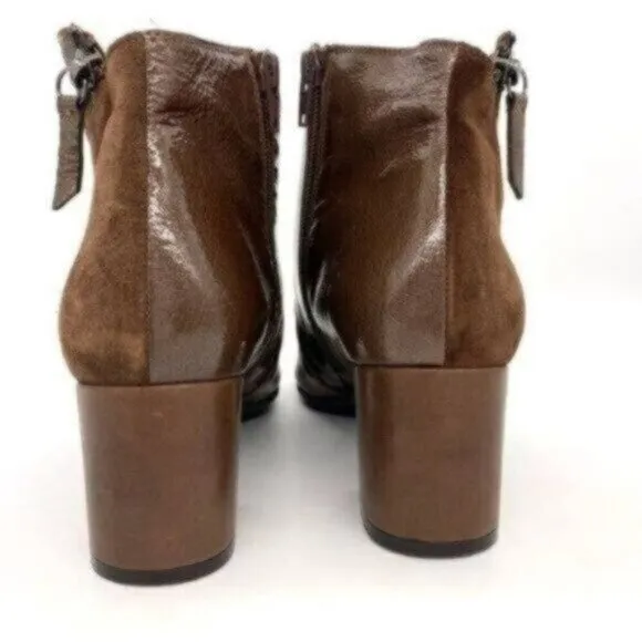 Hispanitas Alondra Brown Suede Leather Boots