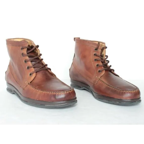 Hitchcock Mens Moccasin Chukka Boots 2662 Tan -New