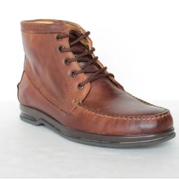 Hitchcock Mens Moccasin Chukka Boots 2662 Tan -New