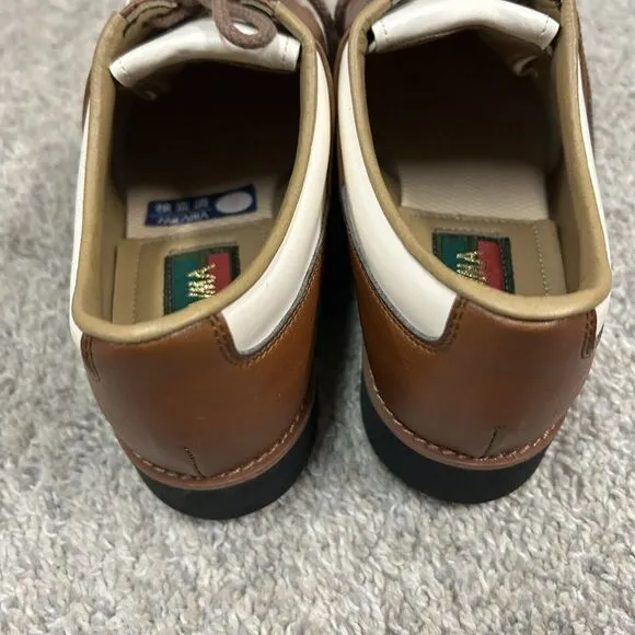 Honma Golf Shoes Women's 7.5 US 23.5 Japan Brown White Leather‎ New in Box
