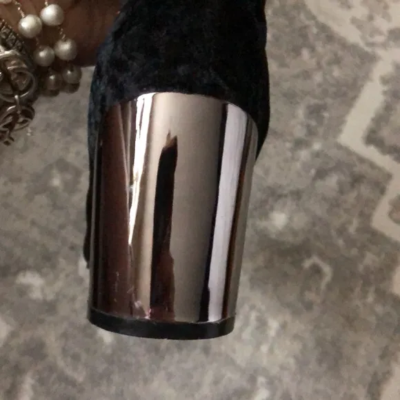 HOTKISS Over the Knee Velvet Heeled Boots