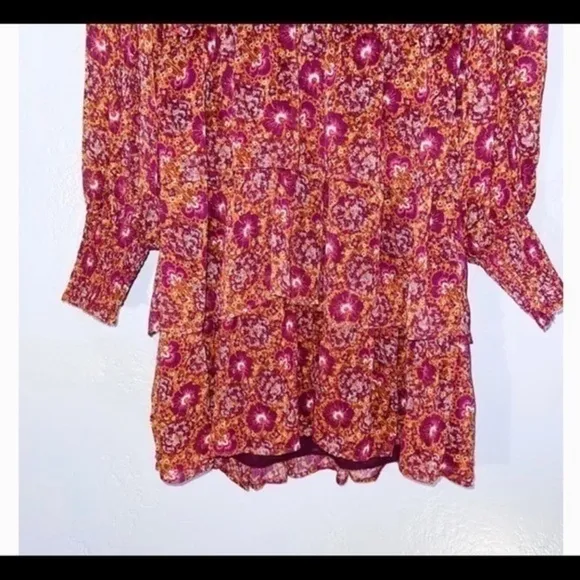 House of Harlow 1960 Tiered Mini Floral Dress NWT Sz 8