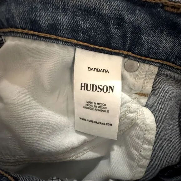 HUDSON ‘Barbara’ High-Rise Super Skinny AnkleJean in Brighton Size 28