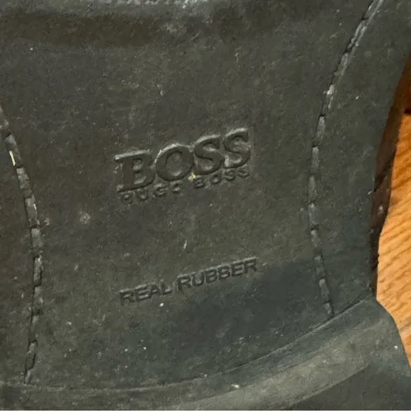 Hugo Boss Leather Men Formal Dress Shoes 9.5
