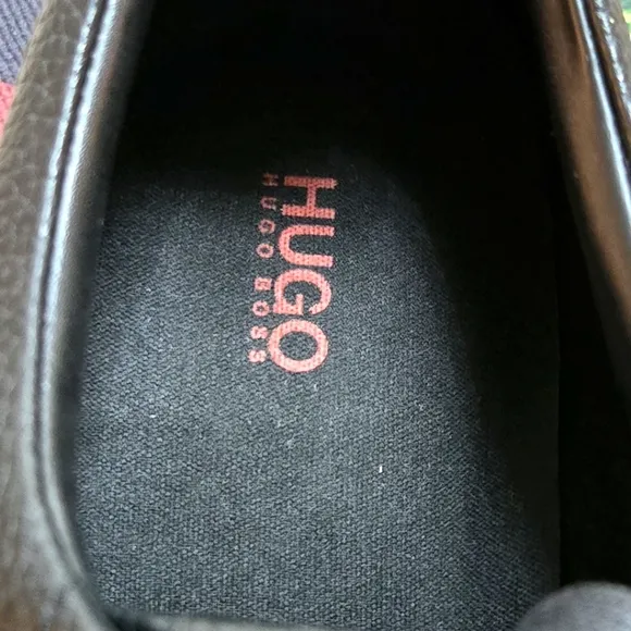 Hugo Boss Leather Trainer Shoes size 46