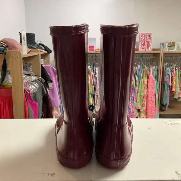 Hunter boots little girls size 10
