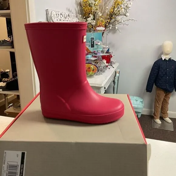 Hunter boots little girls size 10