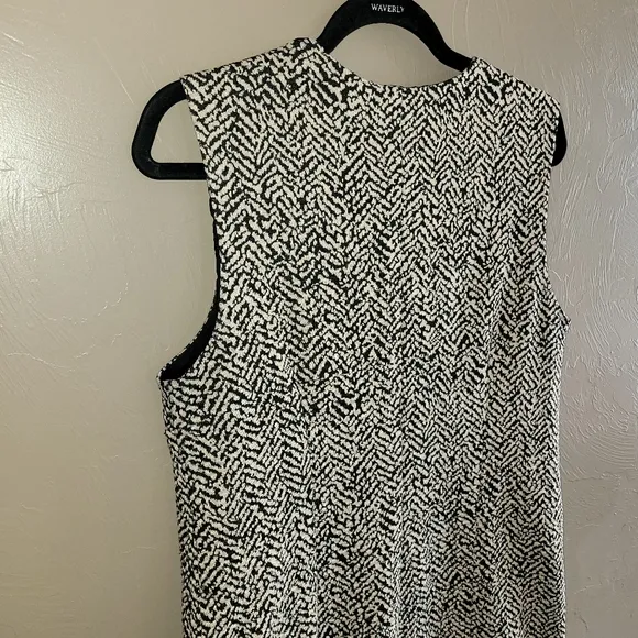Hunter Dixon by Hunter Bell Sleeveless Dress Women's Size Large Texture Anthro