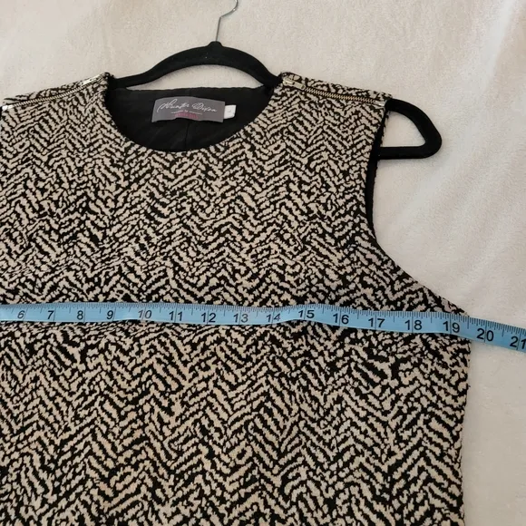 Hunter Dixon by Hunter Bell Sleeveless Dress Women's Size Large Texture Anthro