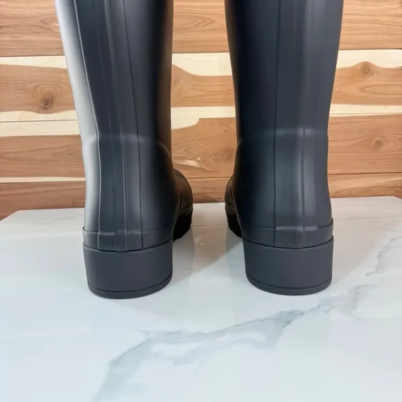 Hunter Rain Boots Platform Waterproof Tall Fashion Boots US 9