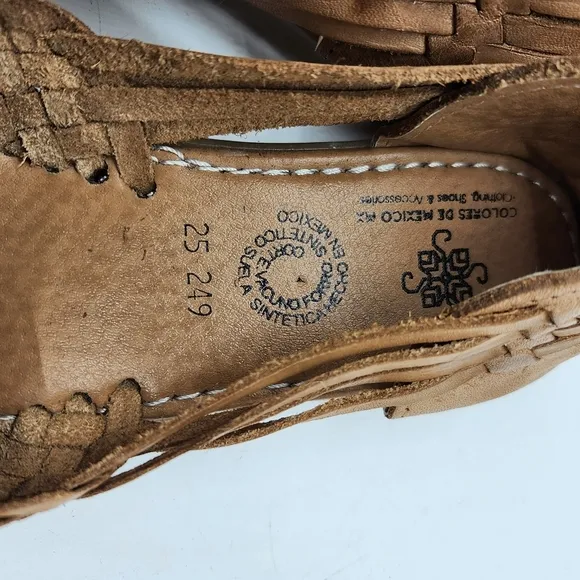 Hurachies Leather Flats Rubber Soles Sz 7