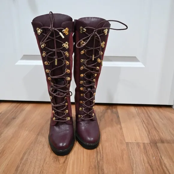 I AM Jenniferle Driftwood Expedition Heeled Boots | Size 36