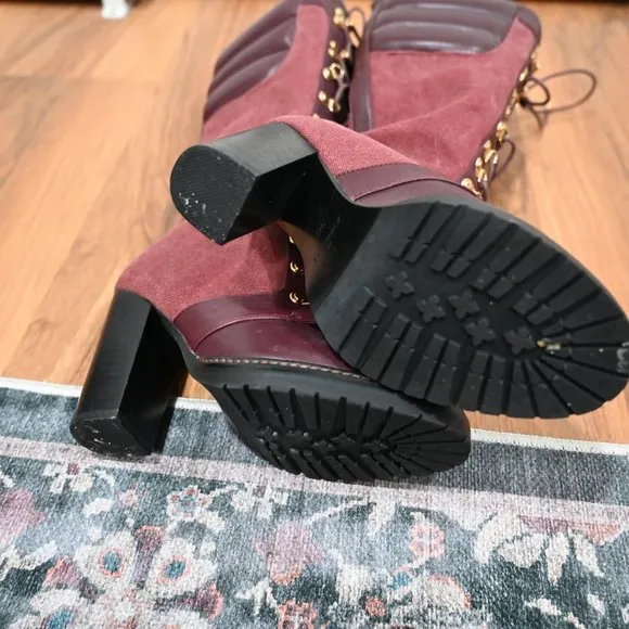 I AM Jenniferle Driftwood Expedition Heeled Boots | Size 36