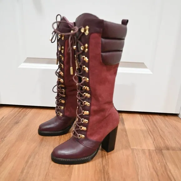 I AM Jenniferle Driftwood Expedition Heeled Boots | Size 36