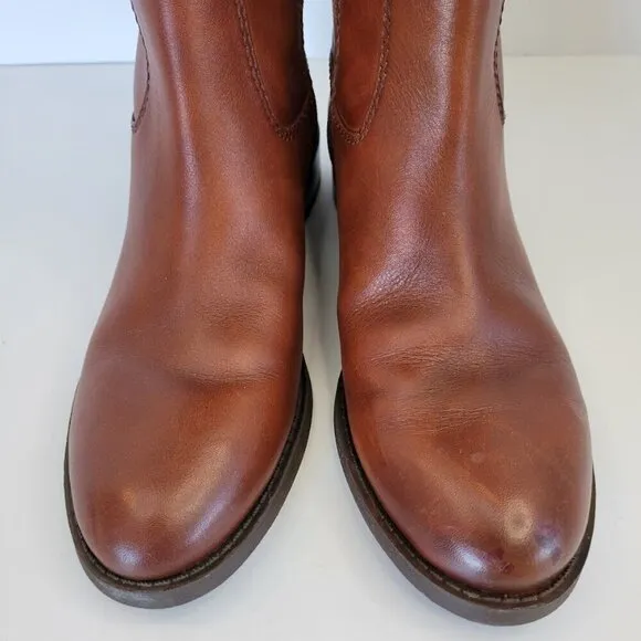 I.N.C. International Concepts Fawne Leather Knee High Boots Women's Size 6