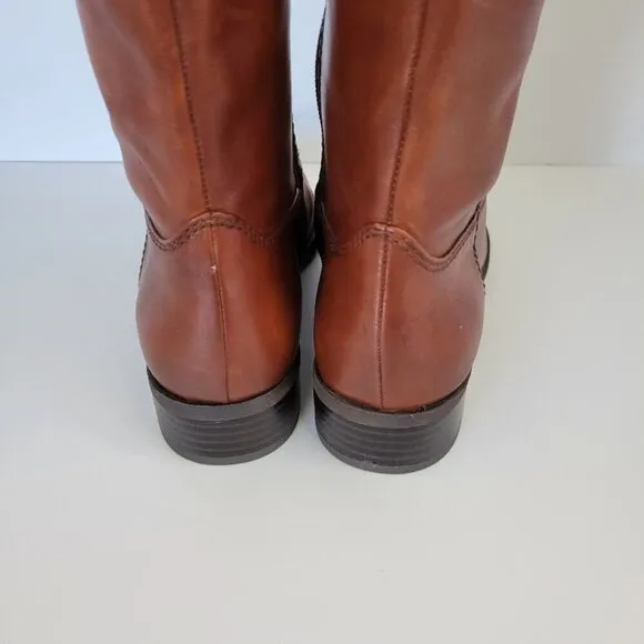 I.N.C. International Concepts Fawne Leather Knee High Boots Women's Size 6