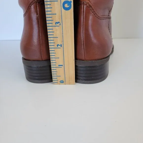 I.N.C. International Concepts Fawne Leather Knee High Boots Women's Size 6