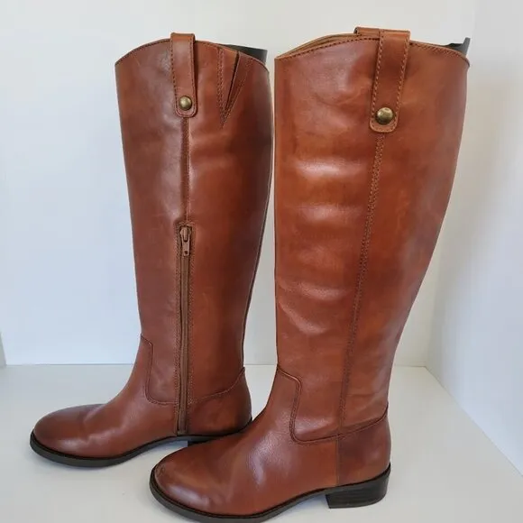 I.N.C. International Concepts Fawne Leather Knee High Boots Women's Size 6