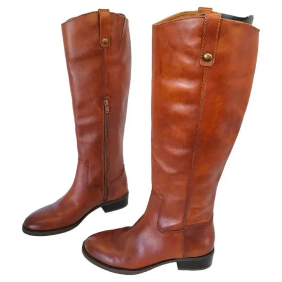 I.N.C. International Concepts Fawne Leather Knee High Boots Women's Size 6