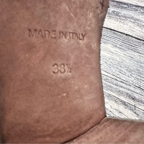 I.N.K. Shoes Vintage Brown Leather and Suede Western Style Booties​