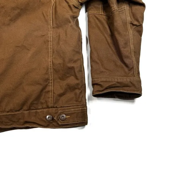 Irish Setter by Red Wing Shoes Mens Coat 2XL Brown Canvas Hood Work Chore Barn