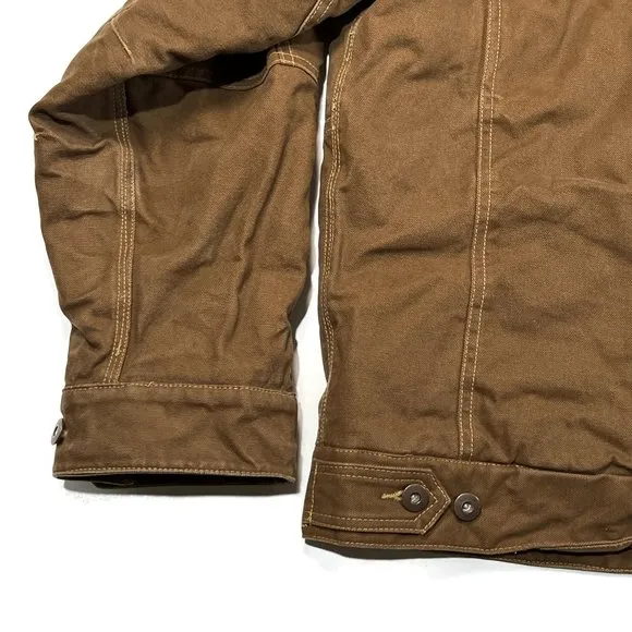Irish Setter by Red Wing Shoes Mens Coat 2XL Brown Canvas Hood Work Chore Barn