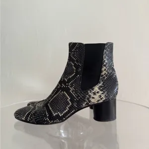 Isabel Marant Snakeskin heeled boots grey 39