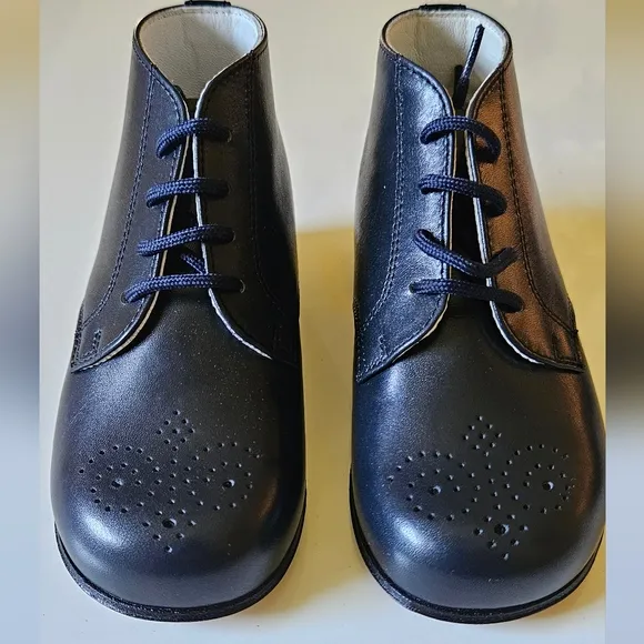 Italian leather brogue shoes