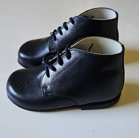 Italian leather brogue shoes