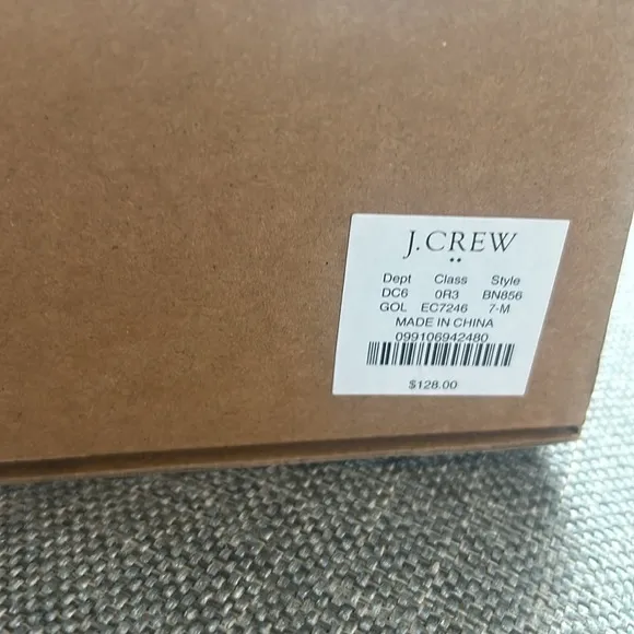 J. Crew Ankle-Strap Espadrille Wedges Size 7