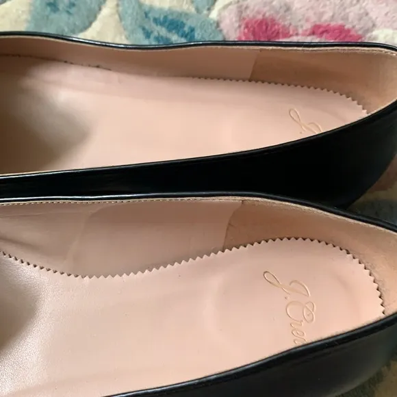 J CREW BUTTER LEATHER FLATS