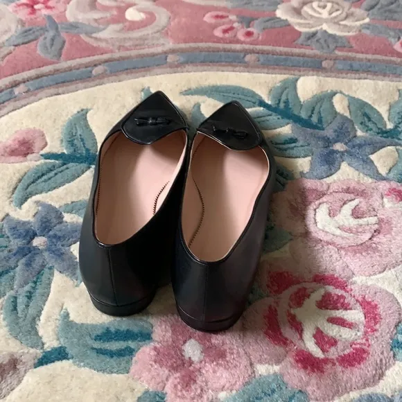 J CREW BUTTER LEATHER FLATS