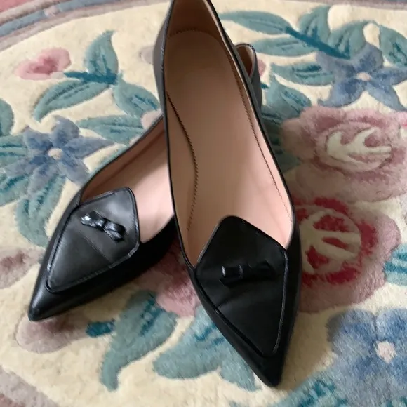 J CREW BUTTER LEATHER FLATS
