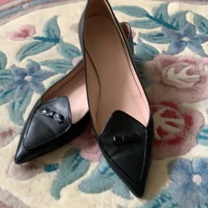 J CREW BUTTER LEATHER FLATS
