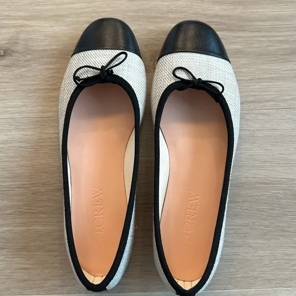 J crew Captoe ballet flats women 7.5