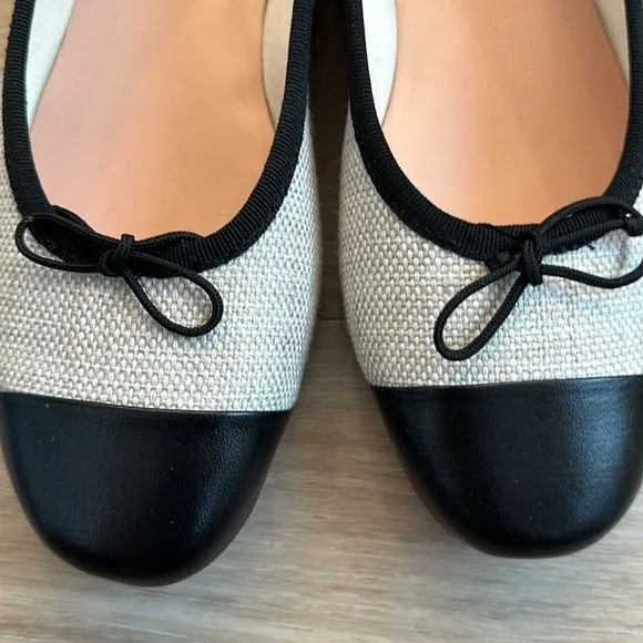 J crew Captoe ballet flats women 7.5