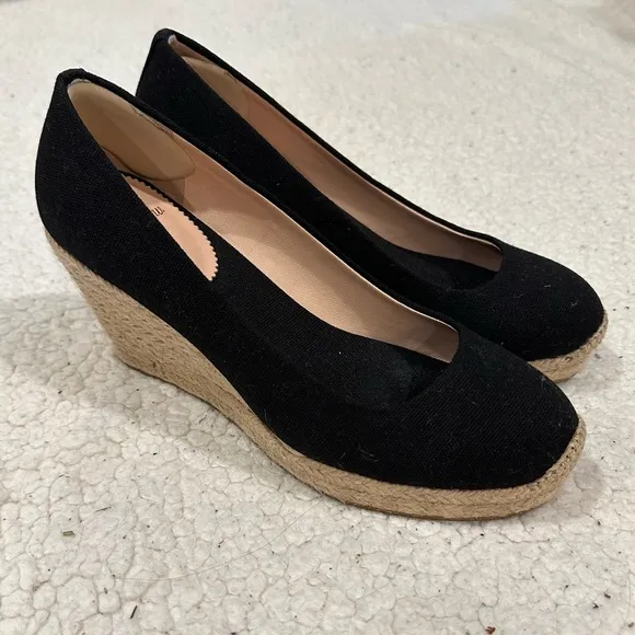 j crew espadrille wedges size 6