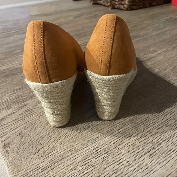 J. Crew Factory Canvas Espadrille Wedges Shoes. New