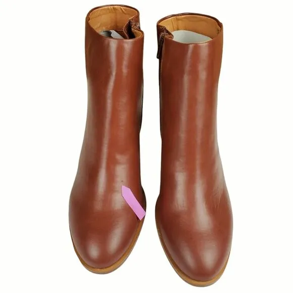 J. CREW FACTORY Leather Heeled Ankle Boots Size 8.5
