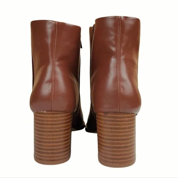J. CREW FACTORY Leather Heeled Ankle Boots Size 8.5