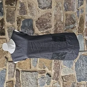 J. Crew faux leather shift dress with  pocket Size 2