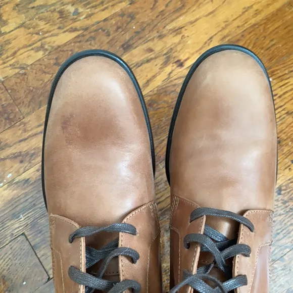 J. Crew Heeled Lace Up Boots