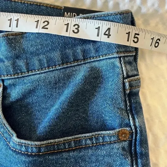 J Crew Jeans Mid Rise Flare Crop Denim All Day Stretch NWT Women Size 28