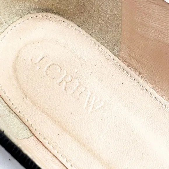 J. Crew‎ Lily Ballet Flat Crackled Gold Leather size 6