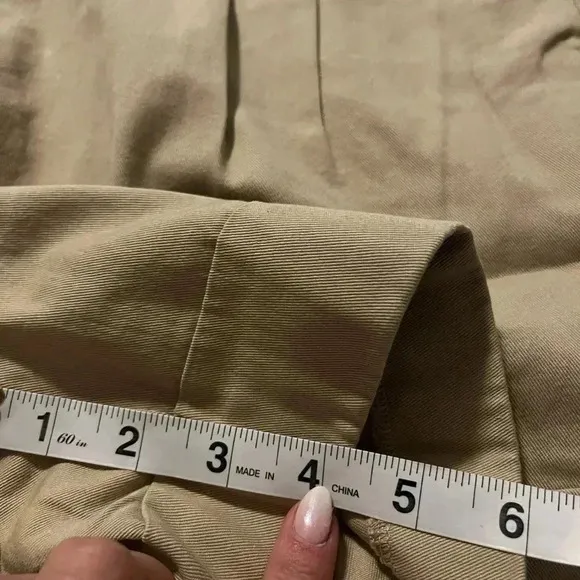 J Crew Shorts Pleated Khaki Chino 4” Inseam NWT Womens Size 10 Cotton