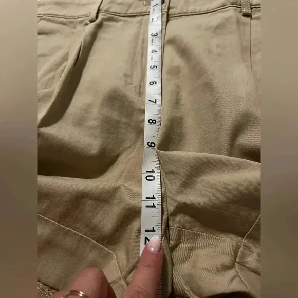 J Crew Shorts Pleated Khaki Chino 4” Inseam NWT Womens Size 10 Cotton